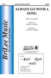 Always Go With a Song SAB choral sheet music cover